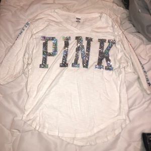 Victorious secret (pink) oversized tee